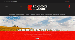Desktop Screenshot of edicionesasangre.com