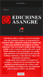 Mobile Screenshot of edicionesasangre.com